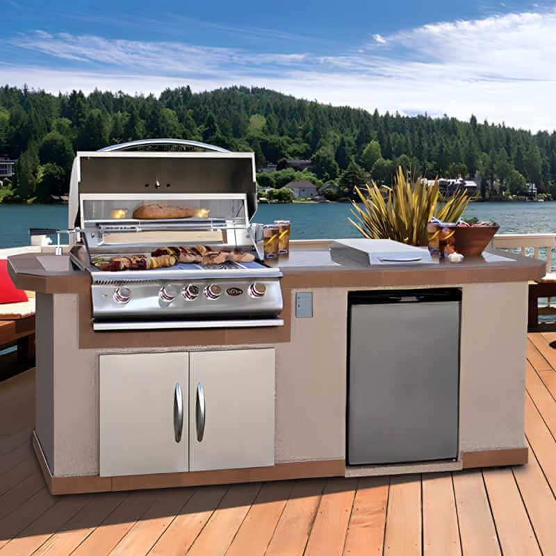 Cal Flame Atlantic Q 8 Ft. BBQ Grill Island - BBK801 - Green Vista Living