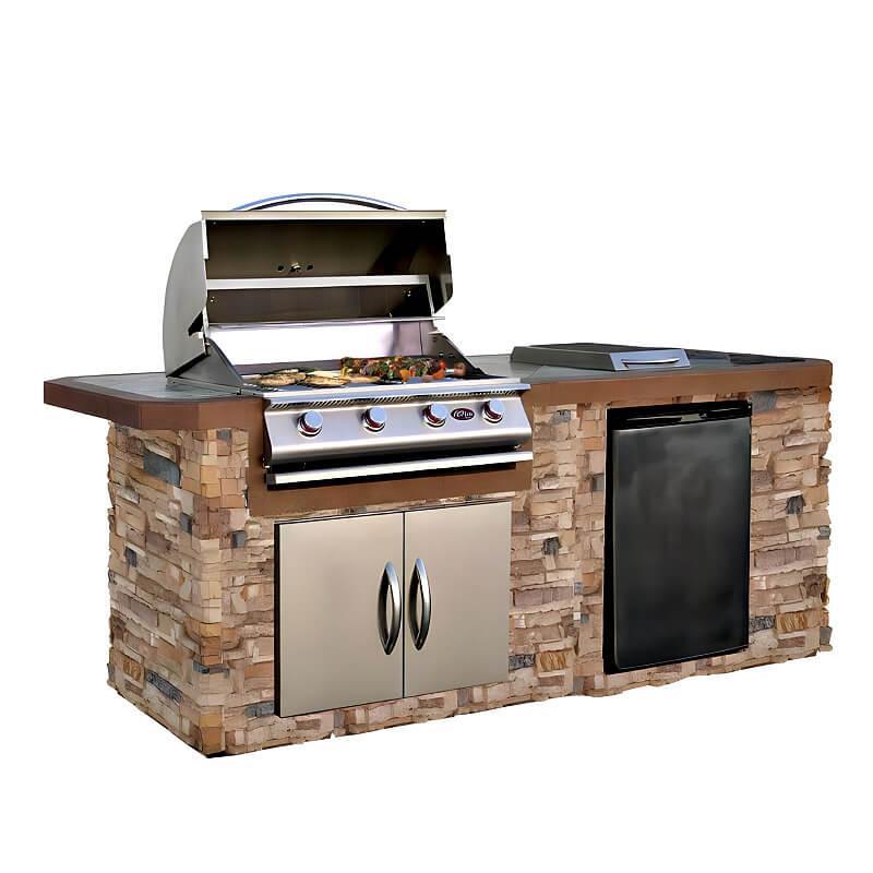 Cal Flame Baja Q 7 Ft. BBQ Grill Island - BBK-710 - Green Vista Living