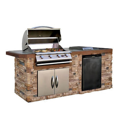 Cal Flame Baja Q 7 Ft. BBQ Grill Island - BBK-710 - Green Vista Living
