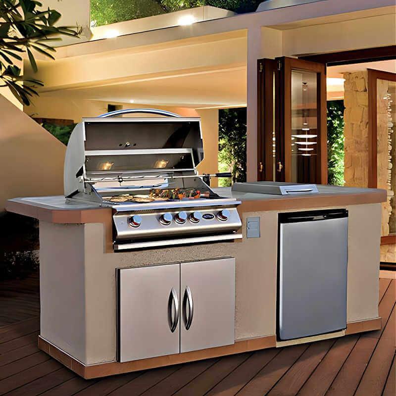 Cal Flame Bel Air Q 8 Ft. BBQ Grill Island - BBK810 - Green Vista Living