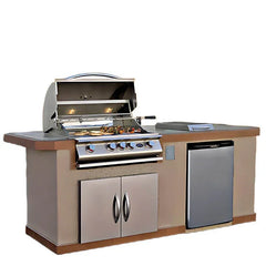Cal Flame Bel Air Q 8 Ft. BBQ Grill Island - BBK810 - Green Vista Living