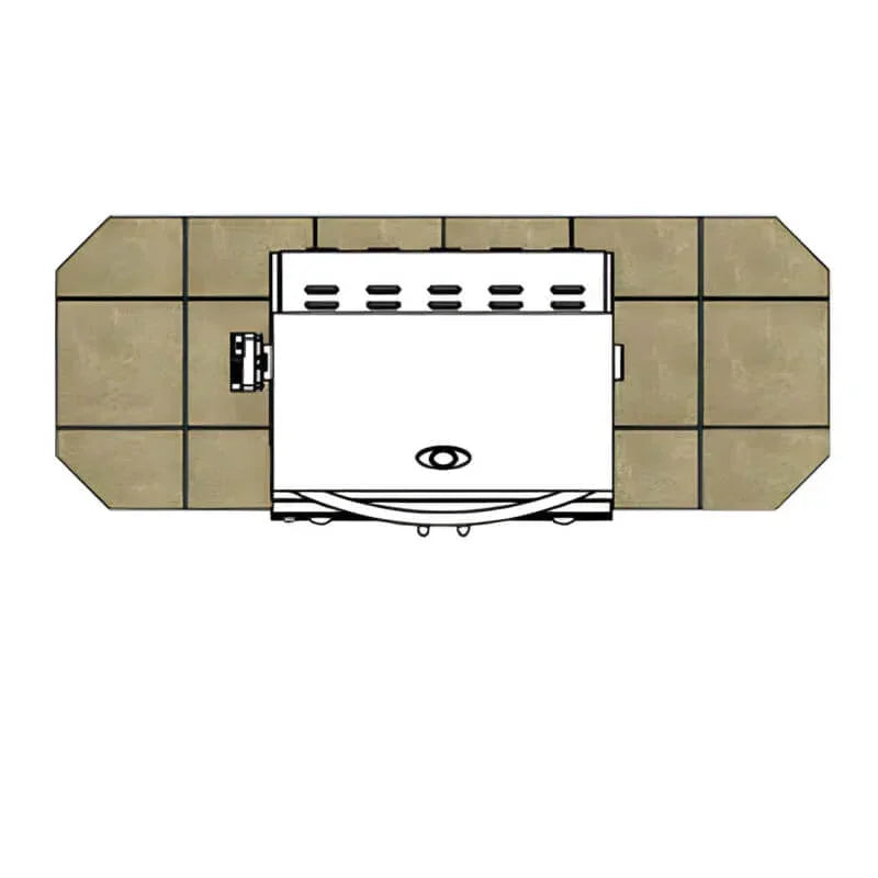 Cal Flame Kona 6 Ft. BBQ Grill Island - BBK601 - Green Vista Living