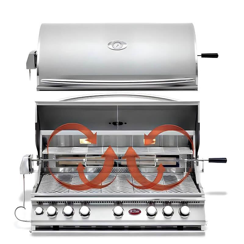 Cal Flame Convection 40 Inch 5 Burner Built In Grill - Green Vista Living