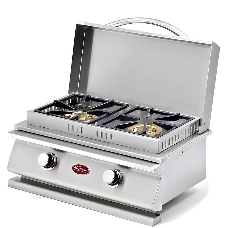 Cal Flame Deluxe Built-In Side By Side Double Burner - BBQ19954P - Green Vista Living