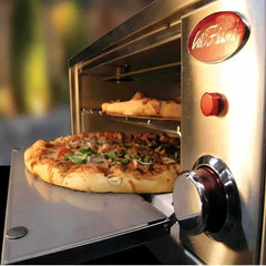 Cal Flame 2-in-1 Built-In 110V Electric Outdoor Warming & Pizza Oven - Green Vista Living