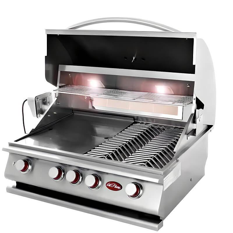 Cal Flame Maui Q 4 Ft. L-Shaped BBQ Grill Island - BBK401 - Green Vista Living