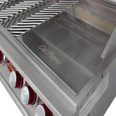 Cal Flame Top Gun Convection 40 Inch 5 Burner Built In Grill - BBQ19875CTG - Green Vista Living