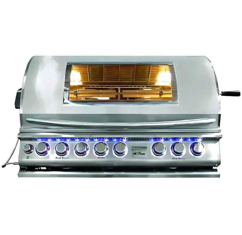 Cal Flame Top Gun Convection 40 Inch 5 Burner Built In Grill - BBQ19875CTG - Green Vista Living