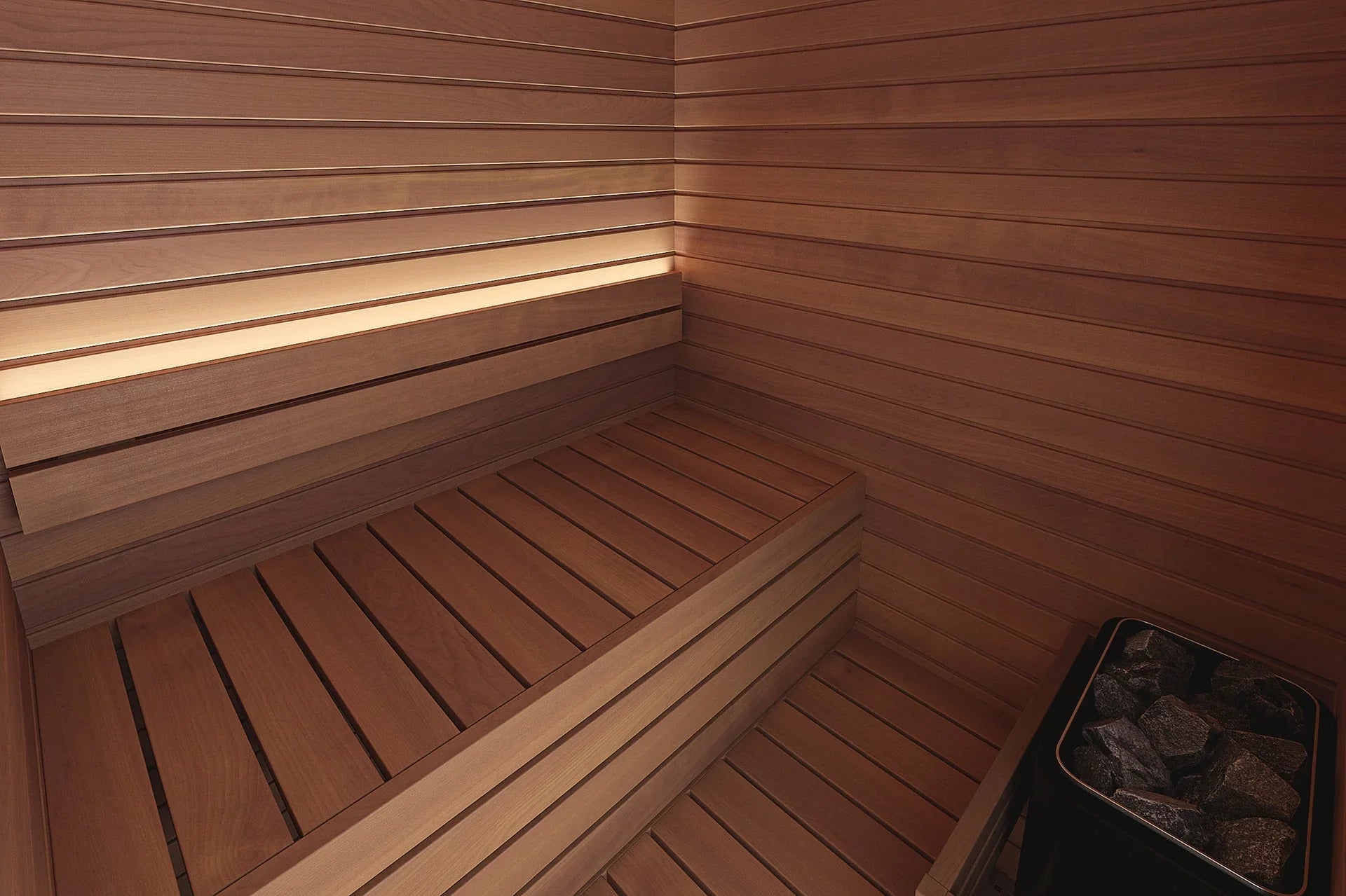 Auroom Cala Glass Cabin Sauna Kit - Green Vista Living