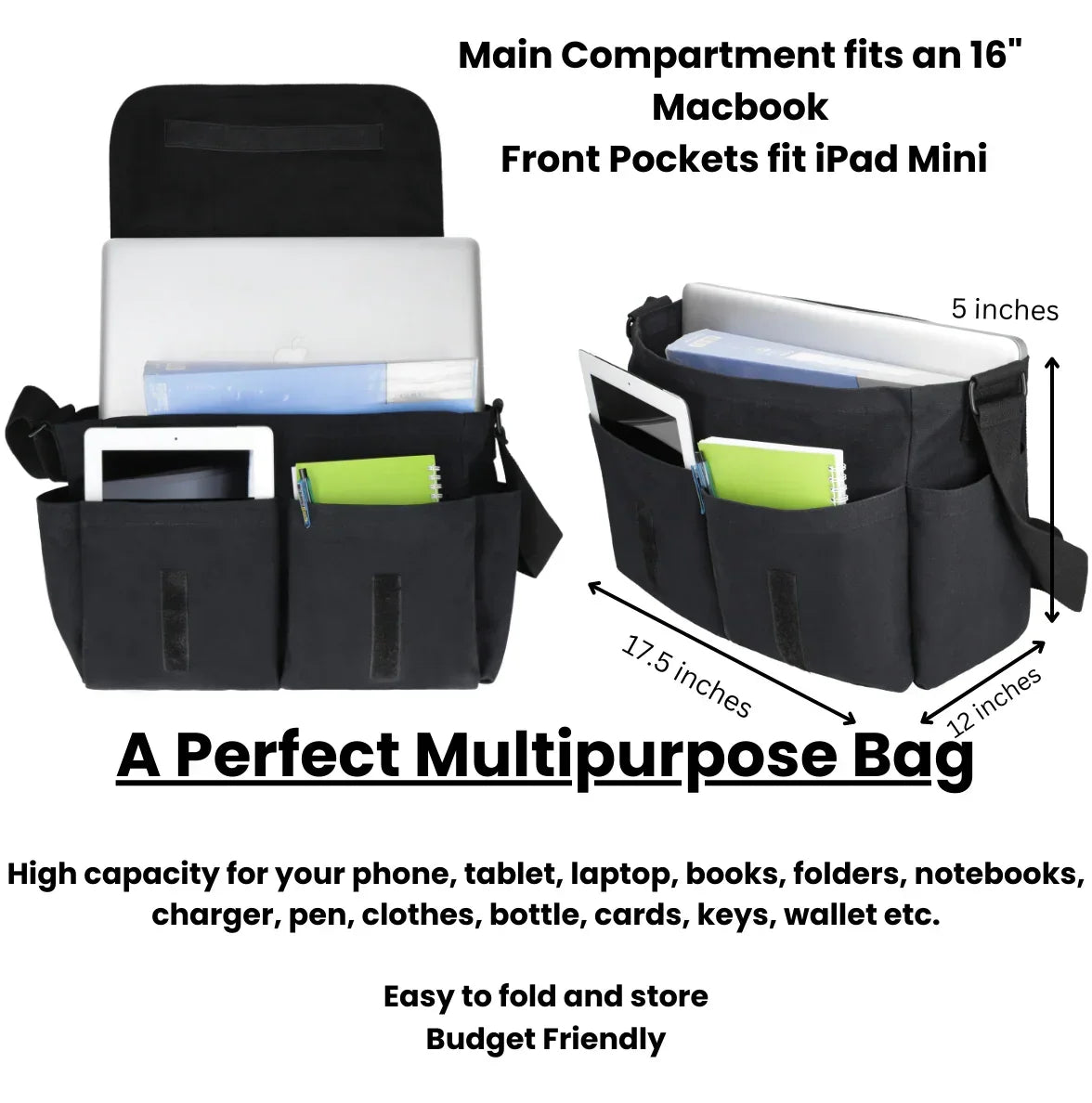 Filios Messenger Bag - Green Vista Living