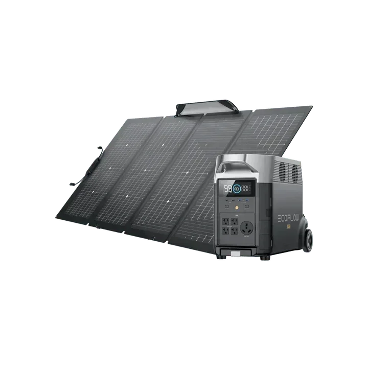 EcoFlow DELTA Pro + 220W Solar Panel - Green Vista Living