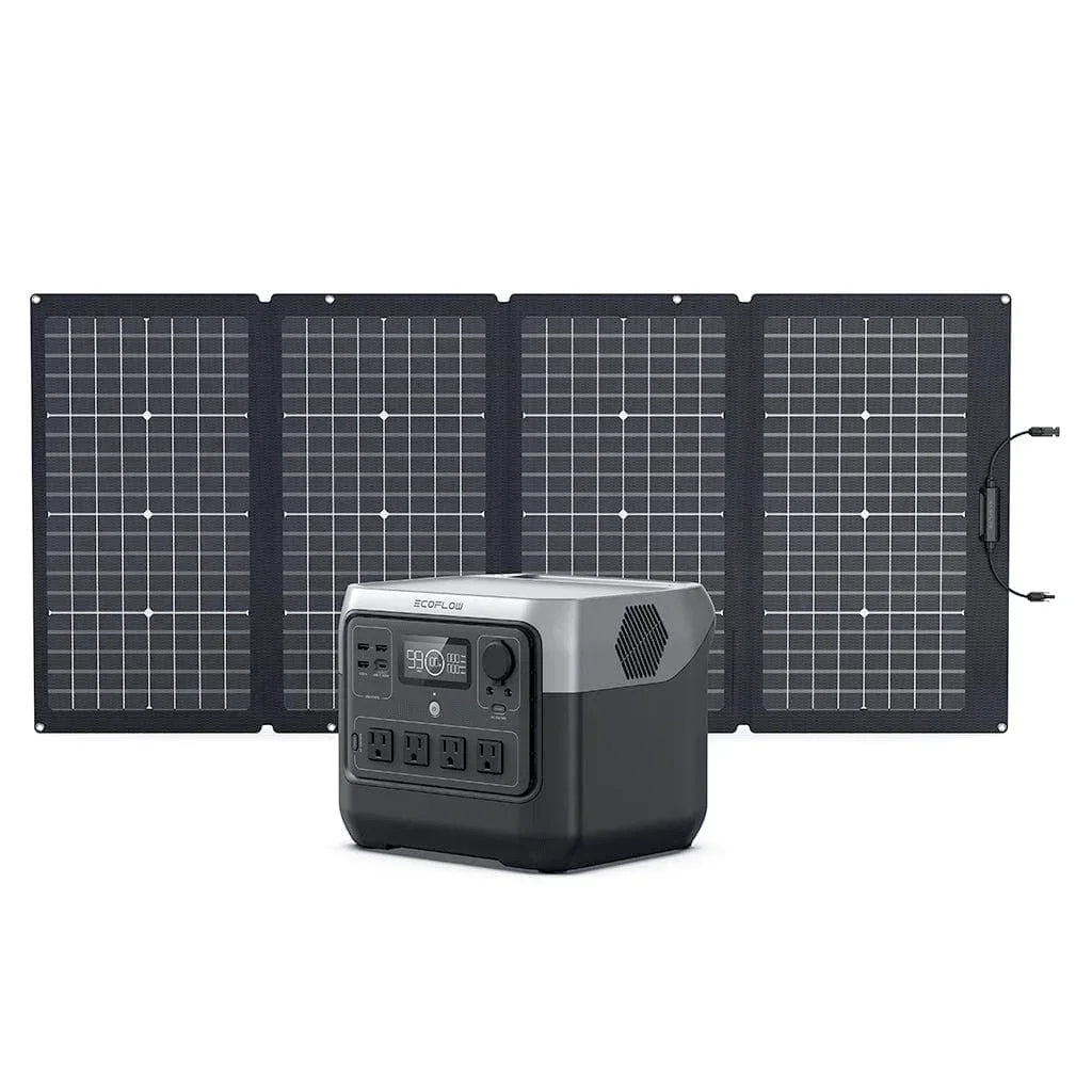 EcoFlow RIVER 2 Pro + 1*220W Portable Solar Panel - Green Vista Living