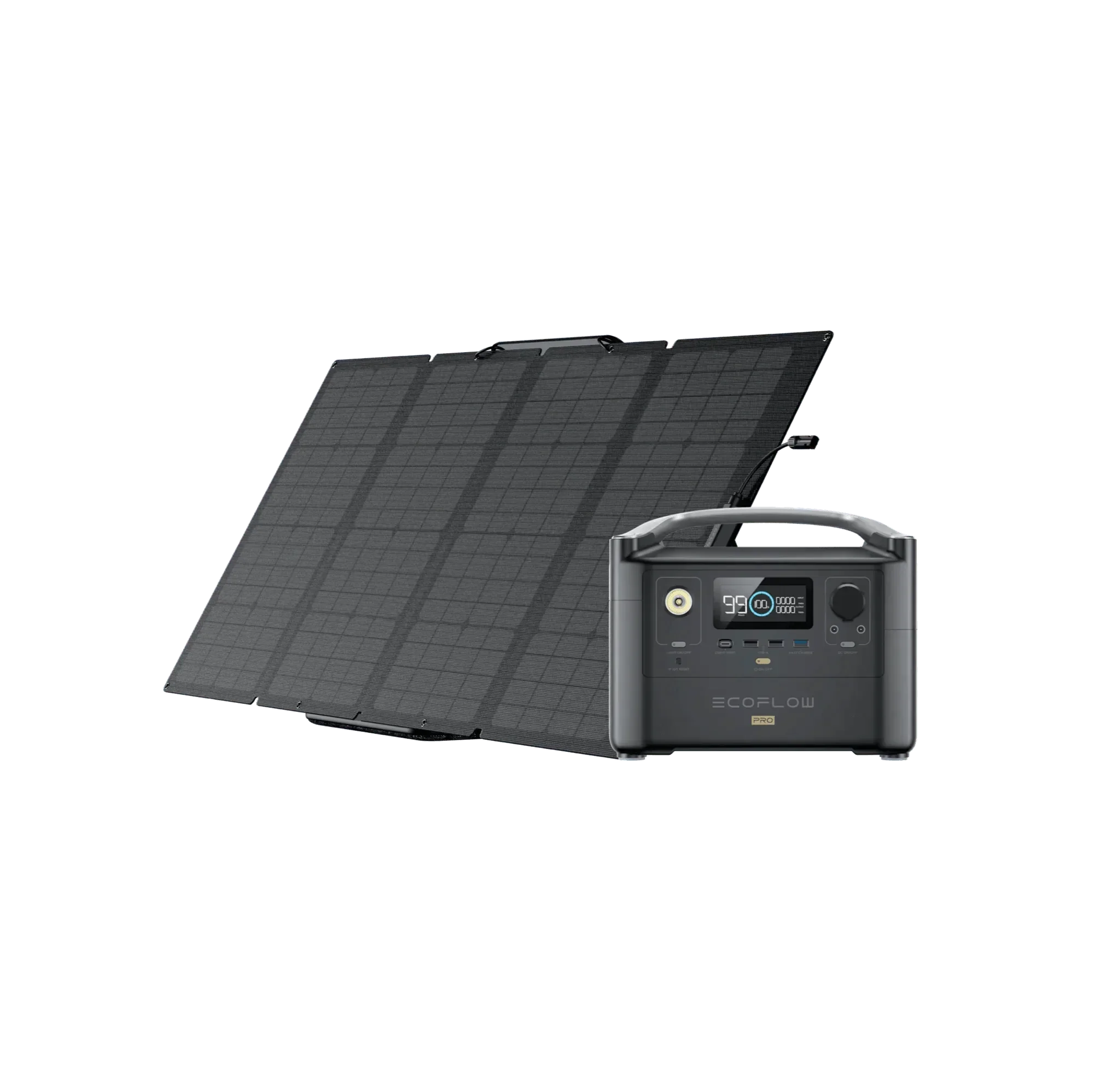 EcoFlow RIVER 2 Pro + 1*160W Portable Solar Panel - Green Vista Living