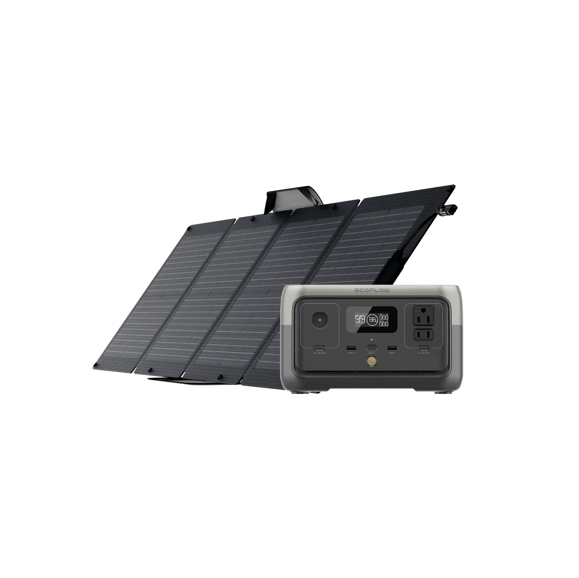 EcoFlow RIVER 2 + 1*110W Solar Panel - Green Vista Living