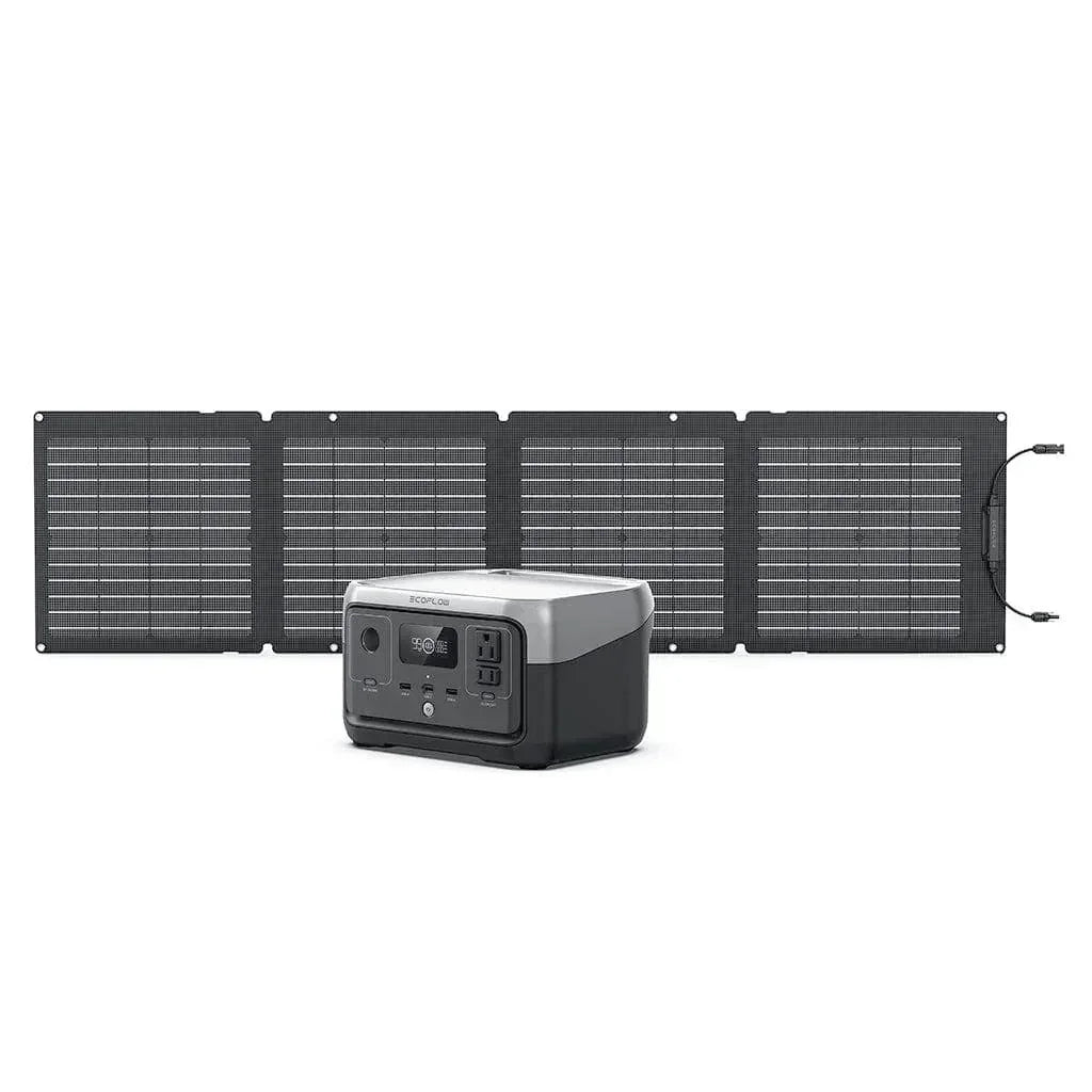 EcoFlow RIVER 2 Pro + 1*110W Portable Solar Panel - Green Vista Living