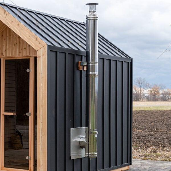 Dundalk Leisurecraft Chimney & Heat Shield Set For Hudson and Neptune Sauna - Green Vista Living