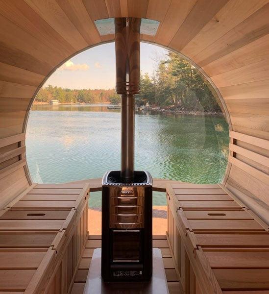 Dundalk Leisurecraft Chimney & Heat Shield Set for Panaromic Saunas - Green Vista Living