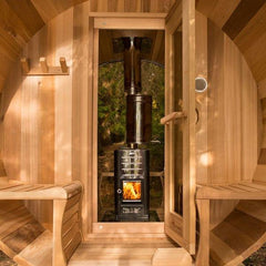 Dundalk Leisurecraft Chimney & Heat Shield Set with Water Tank for Panoramic Saunas - Green Vista Living
