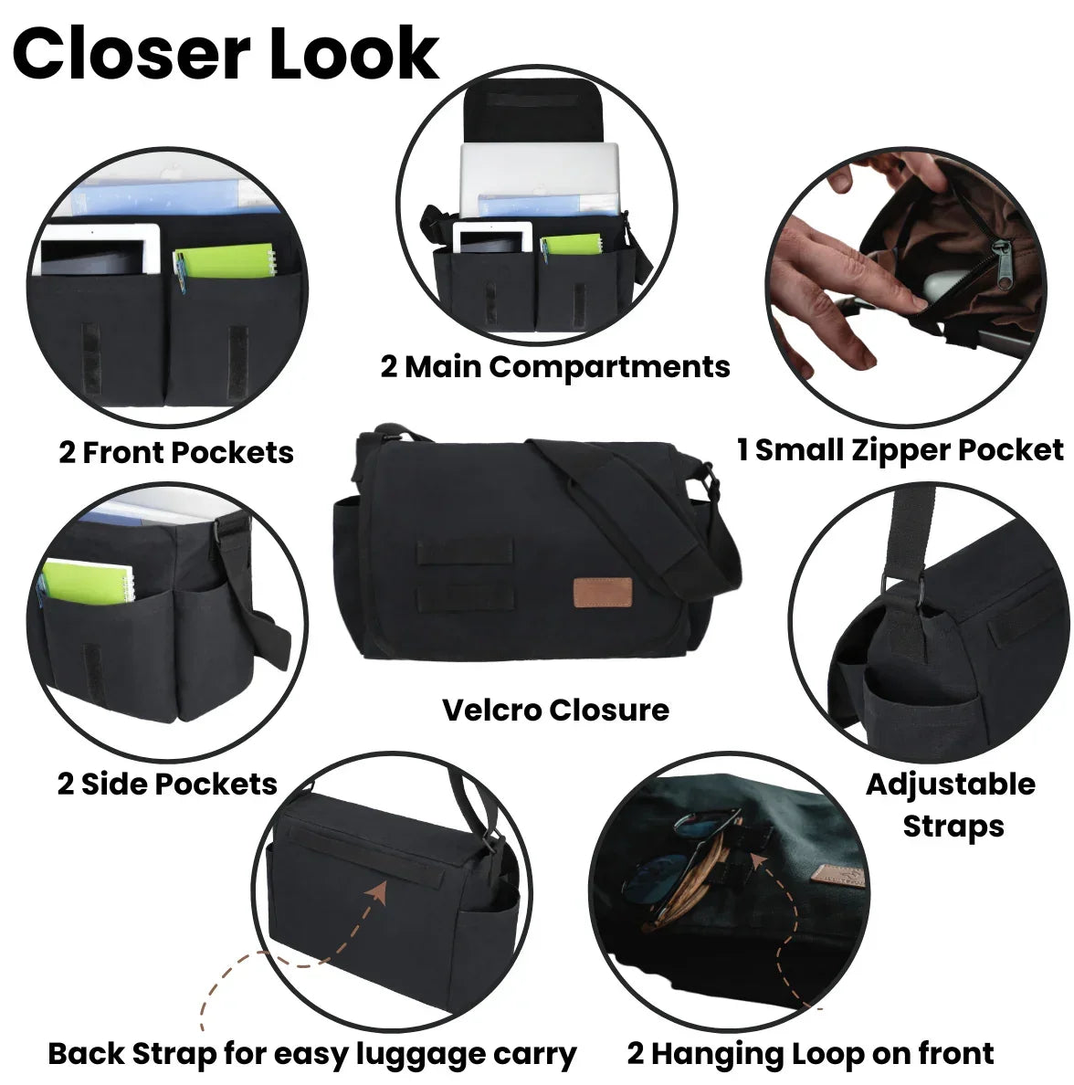 Filios Messenger Bag - Green Vista Living