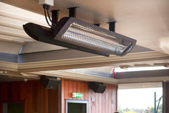 Bromic Heaters Tungsten Smart-Heat 6000 Watt Radiant Infrared Outdoor Electric Heater | Black | 240V