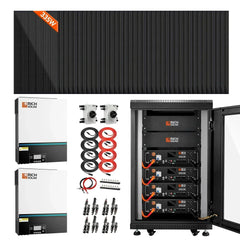 Rich Solar - Complete Off-Grid Solar Kit | 13,000W 120/240V Output | 48VDC - Green Vista Living