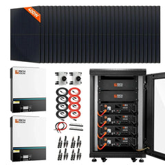 Rich Solar - Complete Off-Grid Solar Kit | 13,000W 120/240V Output | 48VDC - Green Vista Living