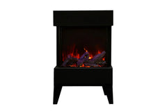 Amantii 2025WM Cube Lumina 3-Sided View Built In Indoor/Outdoor Electric Fireplace - Green Vista Living