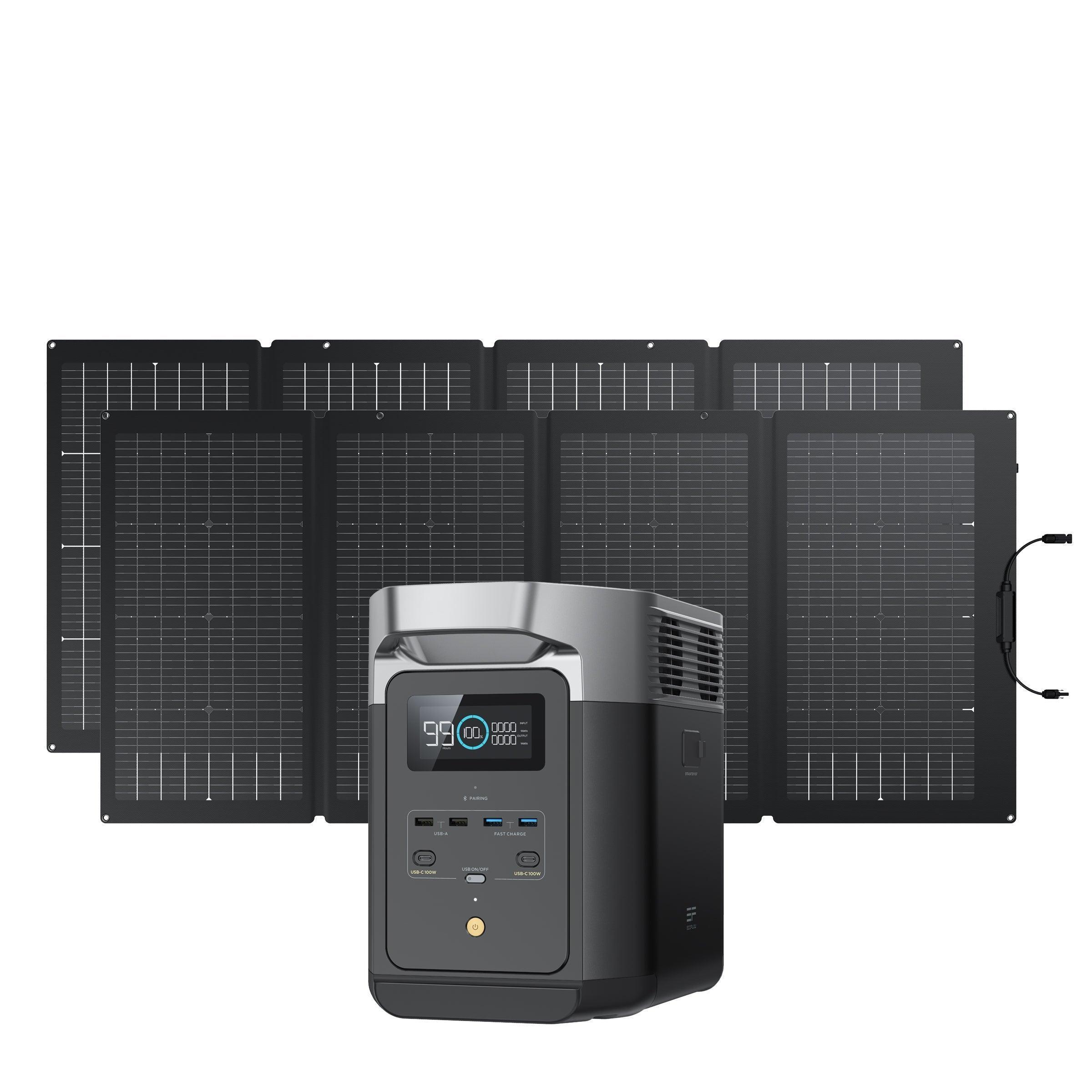 EcoFlow DELTA 2 + 220W Solar Panel - Green Vista Living