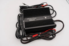 Monster Marine Lithium 36V Dynamic Charge System black inverter with attached power cables
