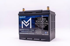 1000CCA 12V 60Ah Dual Purpose Cranking Lithium Battery - BLUETOOTH - MML-12CR60B - Green Vista Living