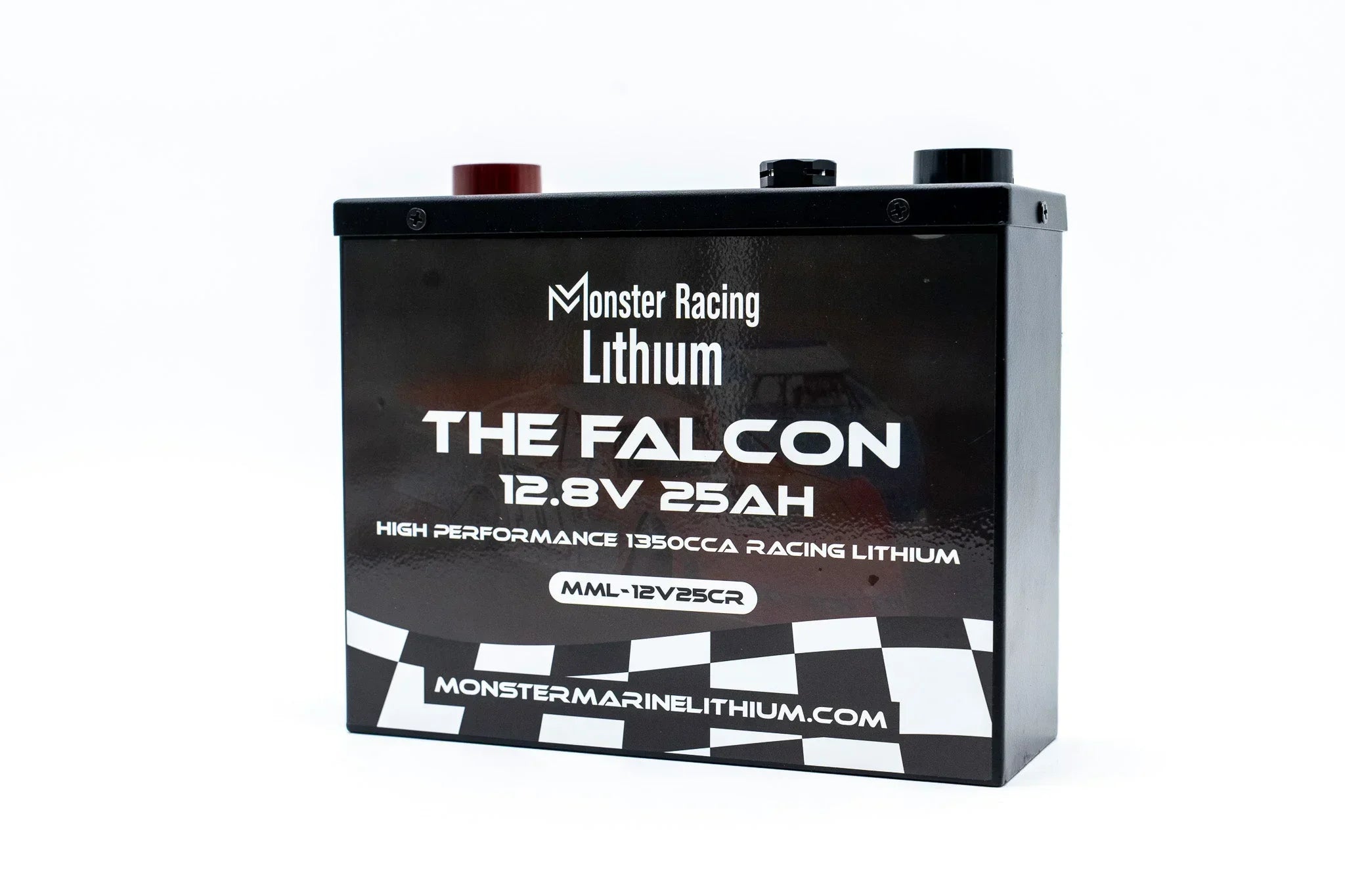 12.8V 25AH - "THE FALCON" - MONSTER RACING LITHIUM - Green Vista Living