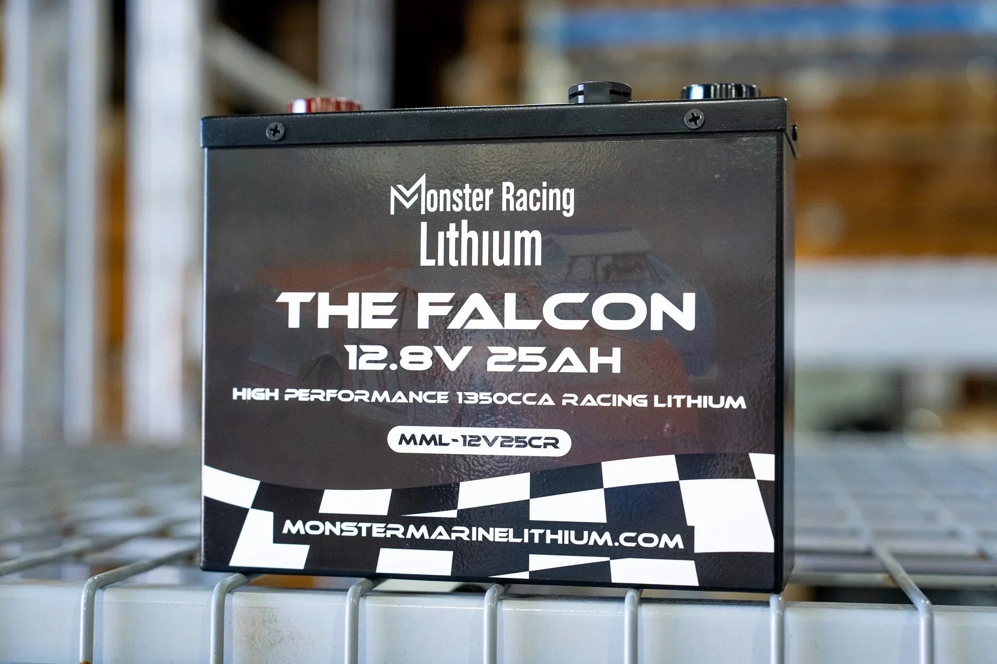 12.8V 25AH - "THE FALCON" - MONSTER RACING LITHIUM - Green Vista Living