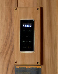 Golden Designs Sundsvall Traditional Sauna – Canadian Red Cedar Interior and Pacific Premium Clear Cedar Exterior | GDI-7289-02 / Sundsvall | 2 Person