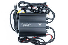 Monster Marine Lithium 24V dynamic charge system with cables, black inverter charger