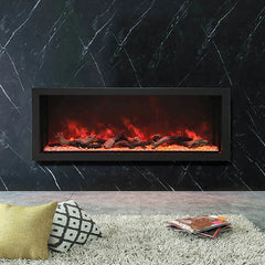 Amantii Panorama Deep Extra Tall 60 Inch Indoor Outdoor Electric Fireplace - Green Vista Living
