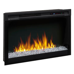 Dimplex Nova 33" Plug-in Electric Firebox With Acrylic Crystals Ember Bed