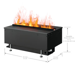 Dimplex Optimyst RGB Cassette 20" Built-in Water Vapor Electric Fireplace