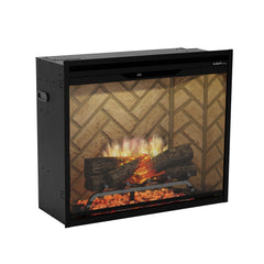 Dimplex Revillusion 30" Built-in Electric Firebox With Herringbone Backer
