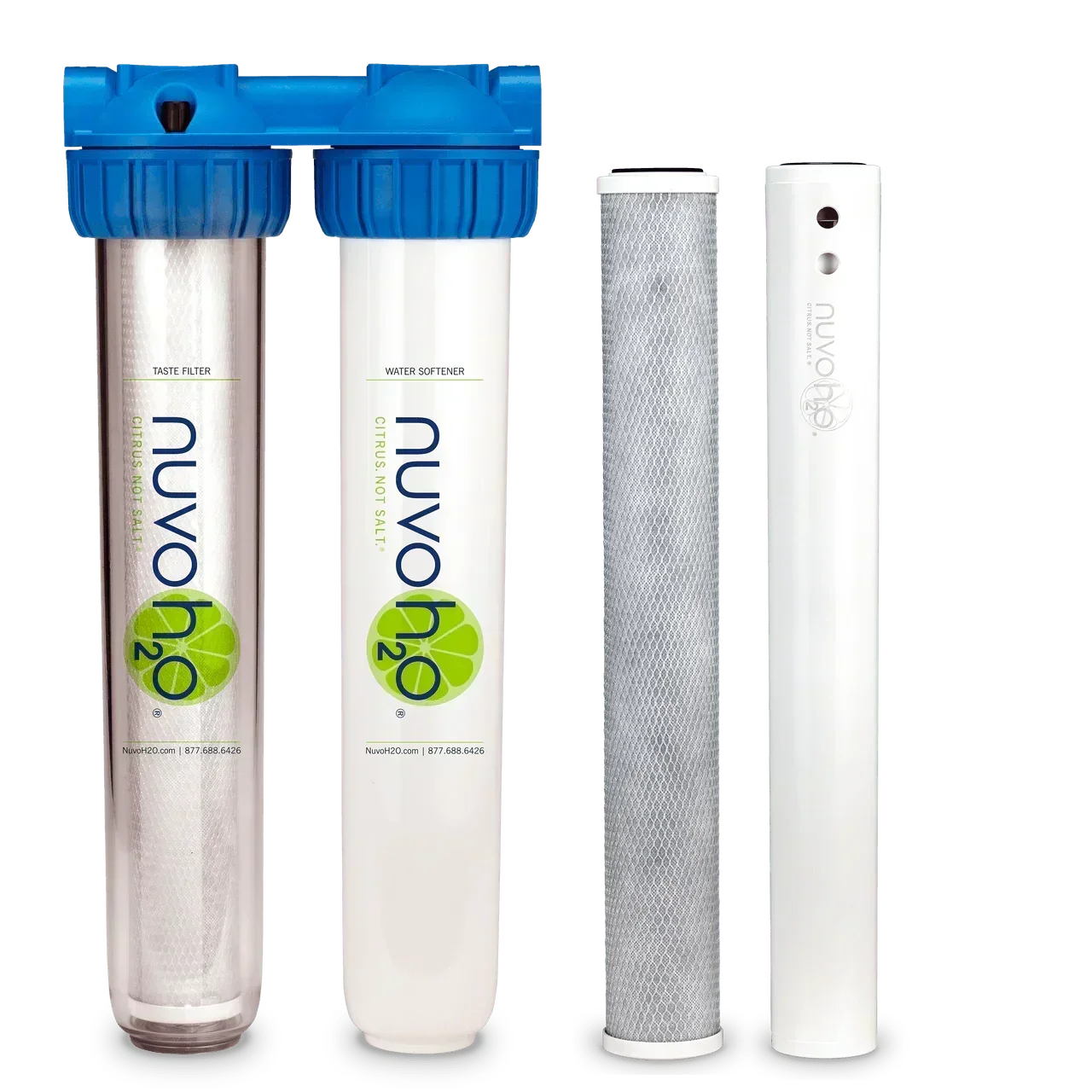 NuvoH2O Home Duo Water Softener + Taste Filter System - Green Vista Living