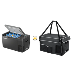 BougeRV 12V 23 Quart Portable Fridge Black For Travel - Green Vista Living