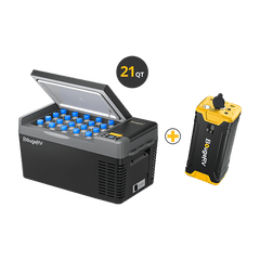 BougeRV CRPRO20 21 Quart 12V Portable Car Fridge Freezer