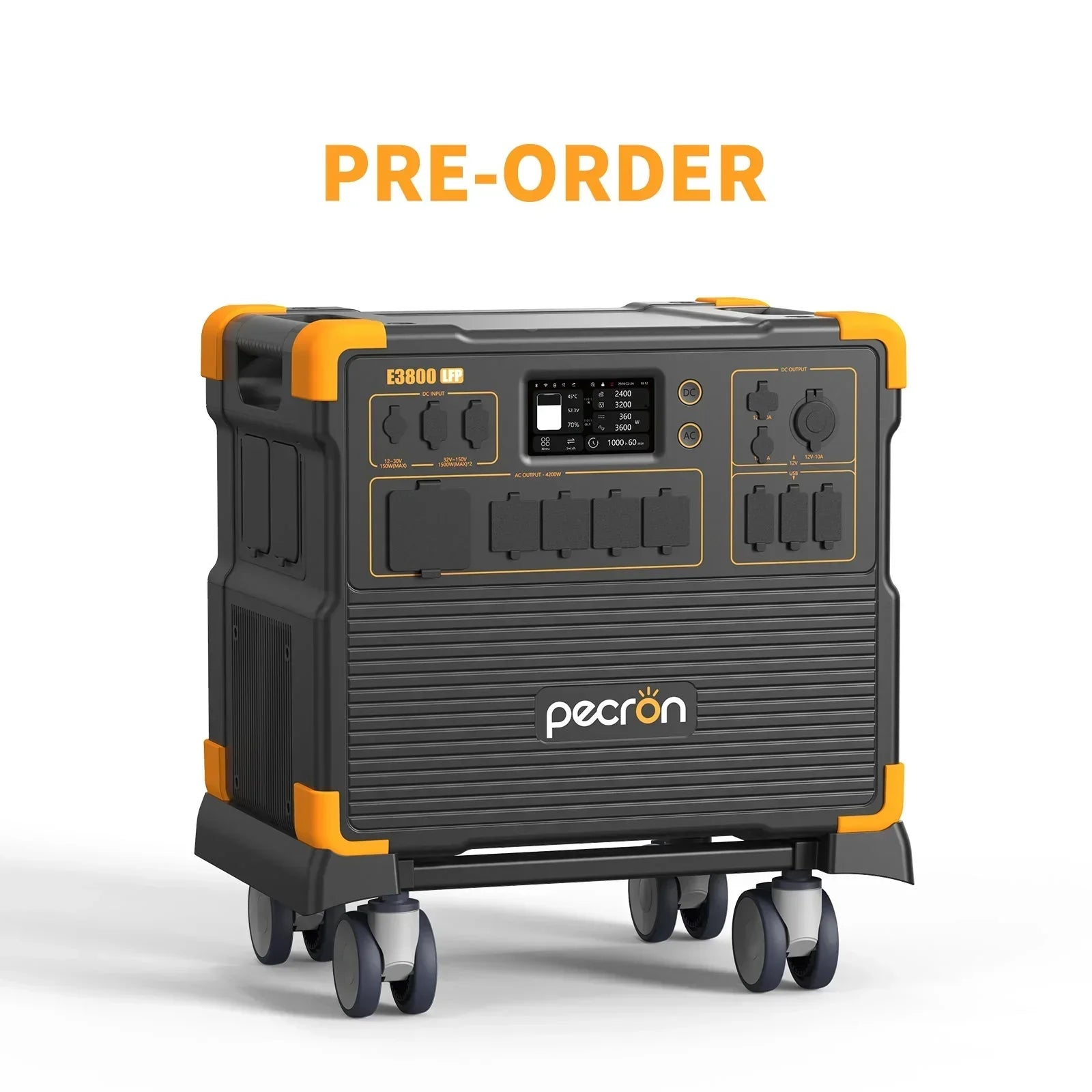 PECRON E3800LFP Portable Power Station 4200W 3840Wh - Green Vista Living