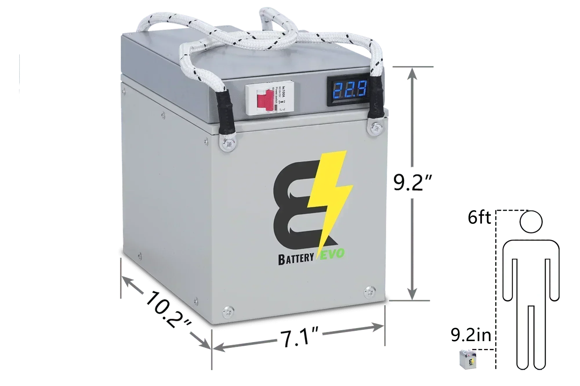 BatteryEVO 24V Eagle 3x Battery Kit (180Ah - 4.5kWh) - Green Vista Living
