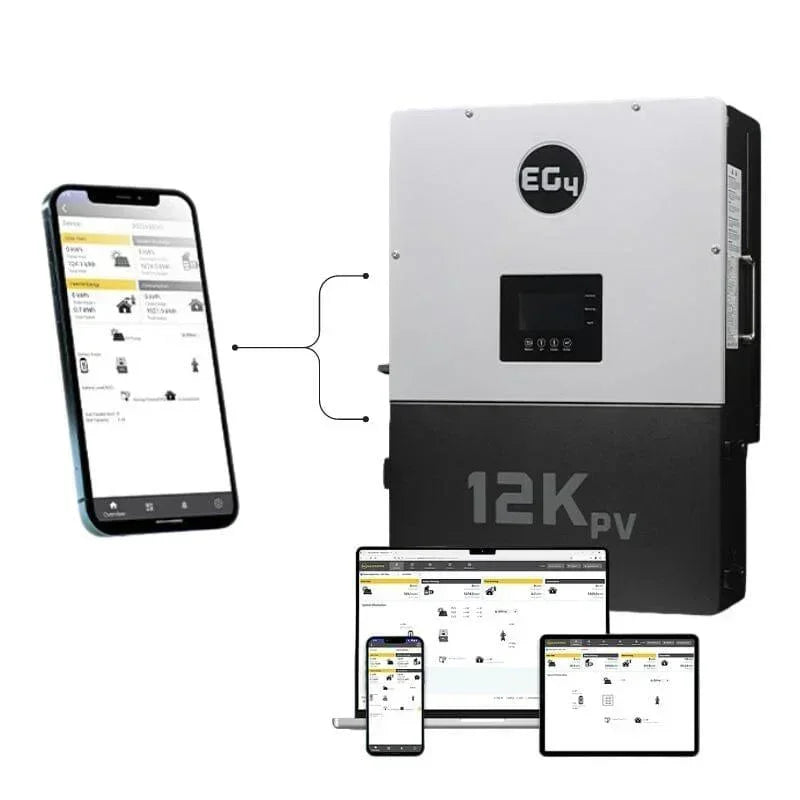 EG4 12kPV Hybrid Inverter 12000W Input 120/240V Split Phase | All-In-One Hybrid Solar Inverter - Green Vista Living