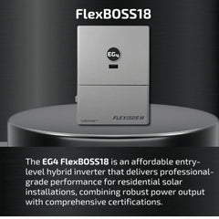 EG4 FlexBOSS18 13kW AC Hybrid Inverter | 48V Split Phase | 18kW PV Input - Green Vista Living