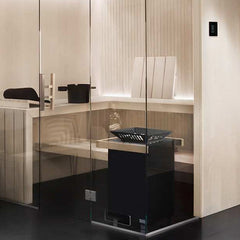 EOS Cubo Avantgarde 240/2 Freestanding Electric Sauna Heater, 240V/2PH, up to 9kW