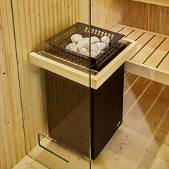 EOS Cubo Avantgarde 240/2 Freestanding Electric Sauna Heater, 240V/2PH, up to 9kW