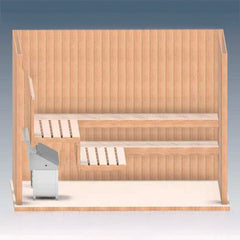 EOS Invisio Midi 240/2 Concealed Under-Bench Sauna Heater, 240V/2PH, up to 9kW