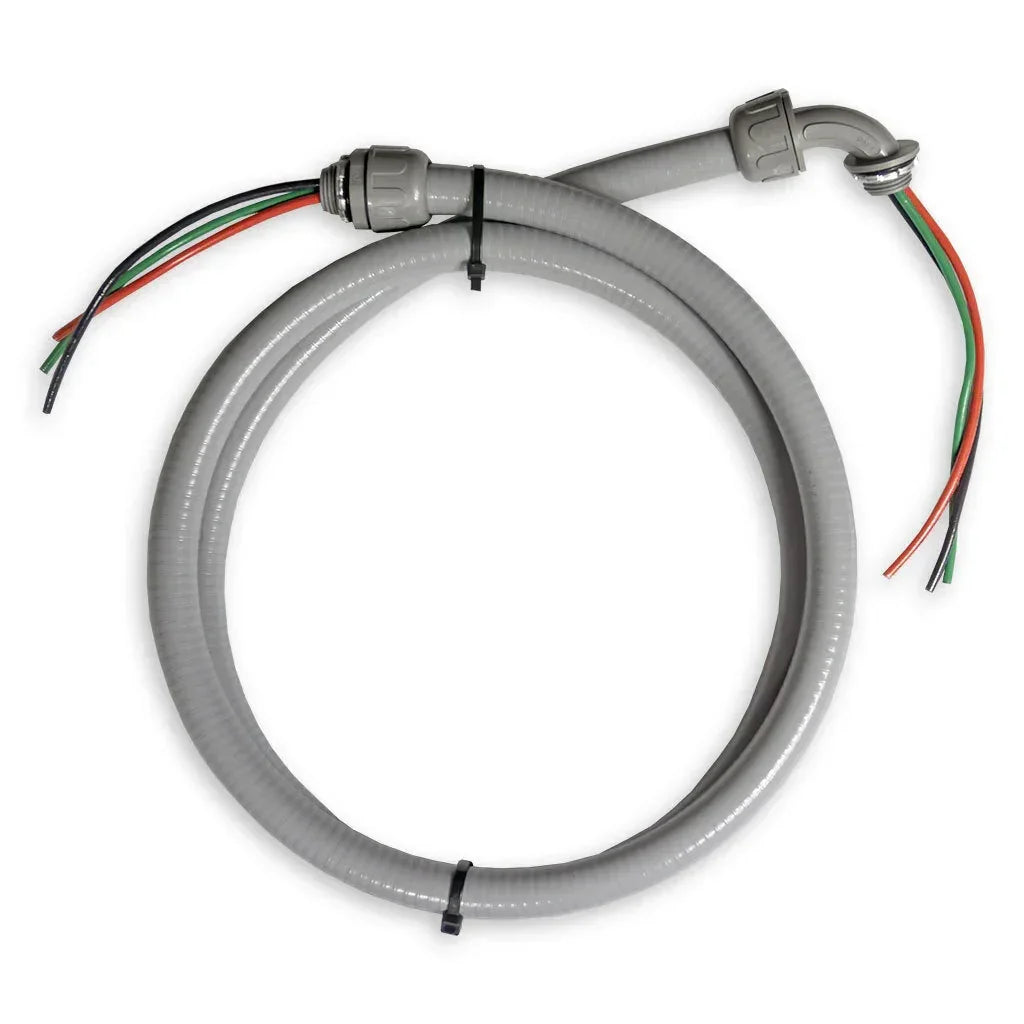 6 Ft Plastic Flexible Whip 10 AWG 3-Lead Conduit - Green Vista Living