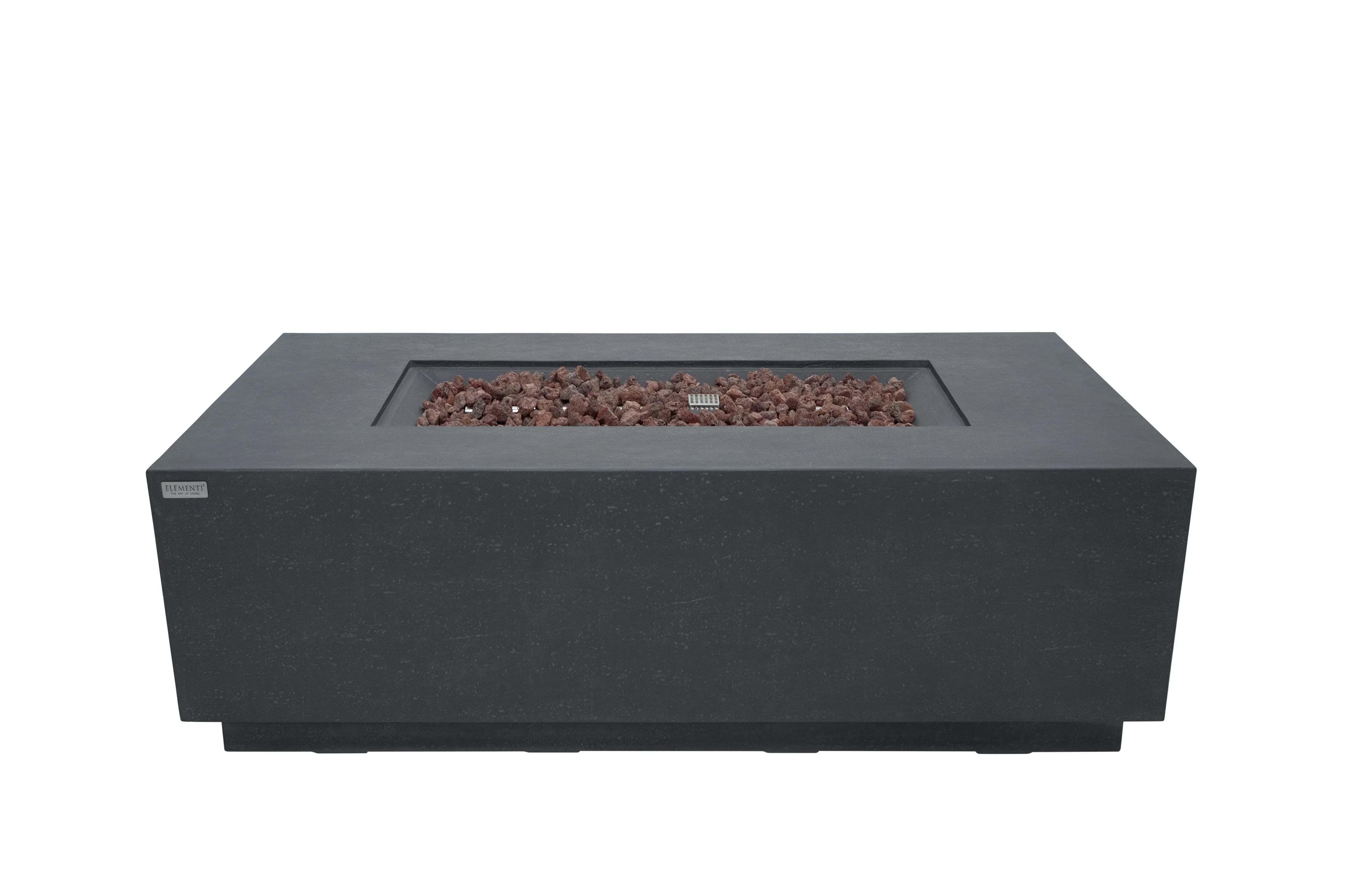 Elementi Andes Fire Table - Dark Gray - Green Vista Living